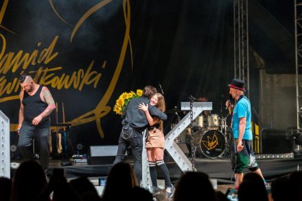 Koncert Dawida Kwiatkowskiego w wislańskim amfiteatrze